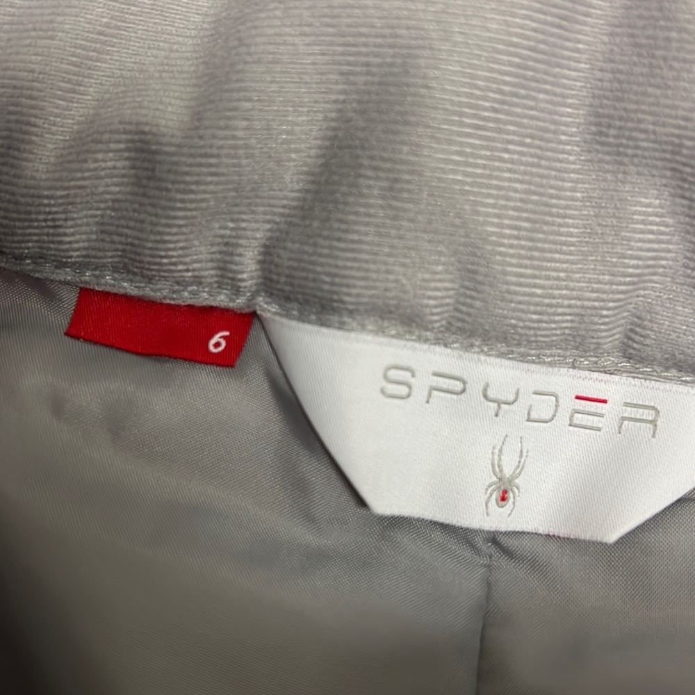 Spyder womens fitted ski pants pinkish red size 6 like new. Worn twice